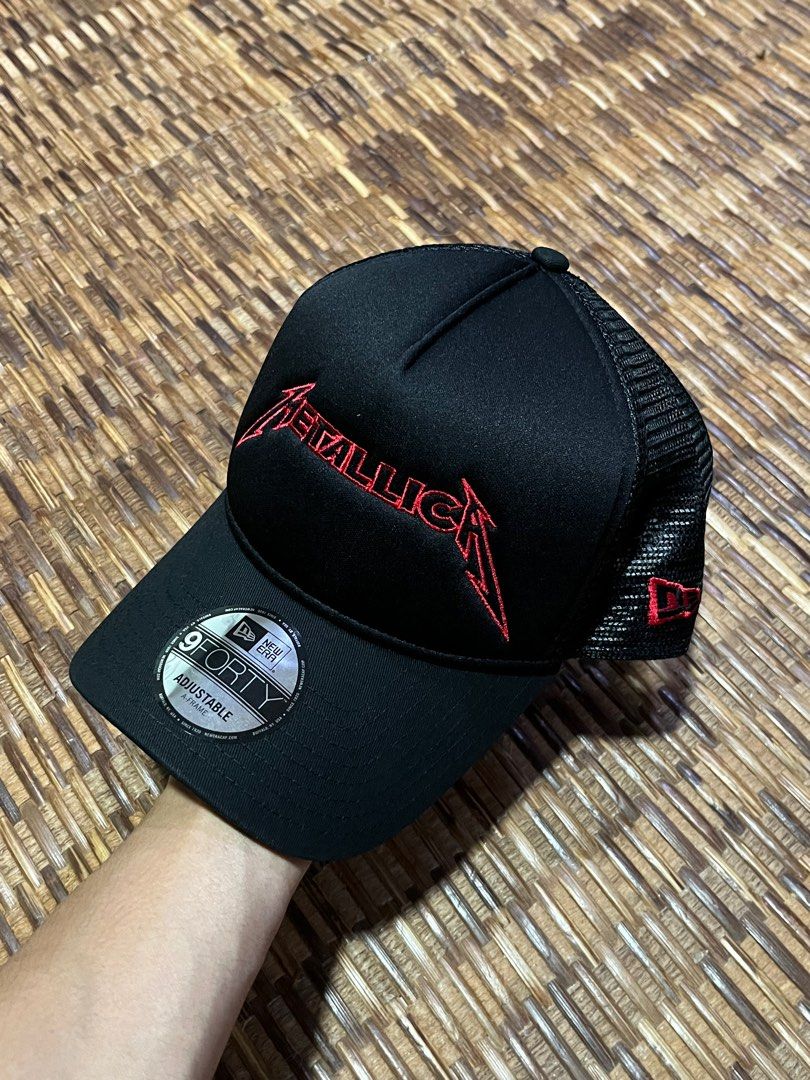 Truckers cap metallica new era Men s Fashion Watches Accessories Cap Hats on Carousell