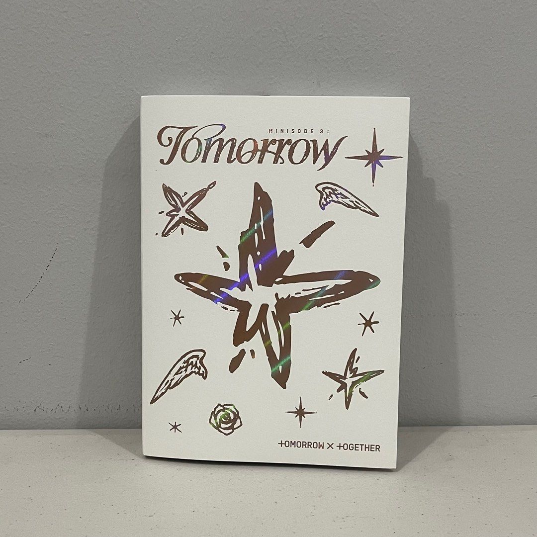TXT Minisode 3: Tomorrow Standard ver. (Category: K-Wave Merchandise) located in Manila. Submitted by kennethcsantos (Listing ID 1310658433, Image 3). Description: TXT Minisode 3: Tomorrow - Ethereal ver. - Romantic ver. - Promise ver. SEALED: 750php UNSEALED: 250php (complete inclusions except photocards) Meet-up: UST Dapitan Shipping: JnT | Lalamove | Grab MOP: Gcash | BPI | BDO.