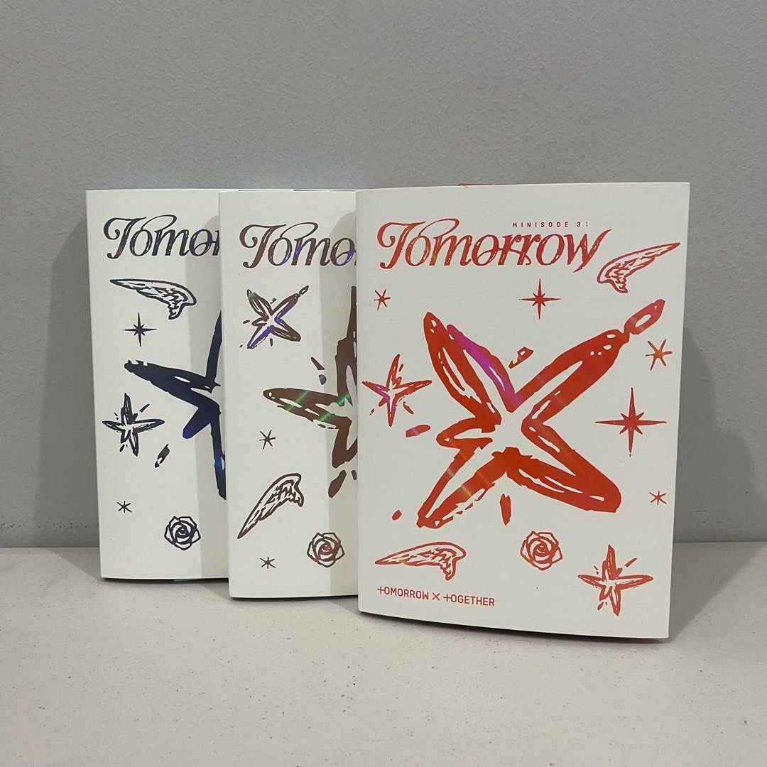 TXT Minisode 3: Tomorrow Standard ver. (Category: K-Wave Merchandise) located in Manila. Submitted by kennethcsantos (Listing ID 1310658433, Image 1). Description: TXT Minisode 3: Tomorrow - Ethereal ver. - Romantic ver. - Promise ver. SEALED: 750php UNSEALED: 250php (complete inclusions except photocards) Meet-up: UST Dapitan Shipping: JnT | Lalamove | Grab MOP: Gcash | BPI | BDO.
