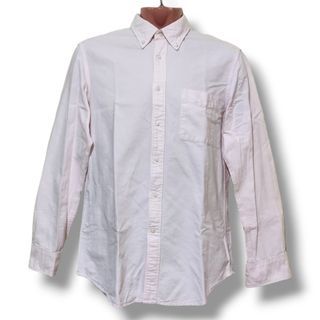 UNIQLO Button Down Cotton Light Pink Pocket Polo Longsleeve