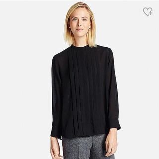 UNIQLO GEORGETTE LONG SLEEVE BLOUSE XL