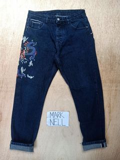 Urban revivo button fly selvedge jeans
