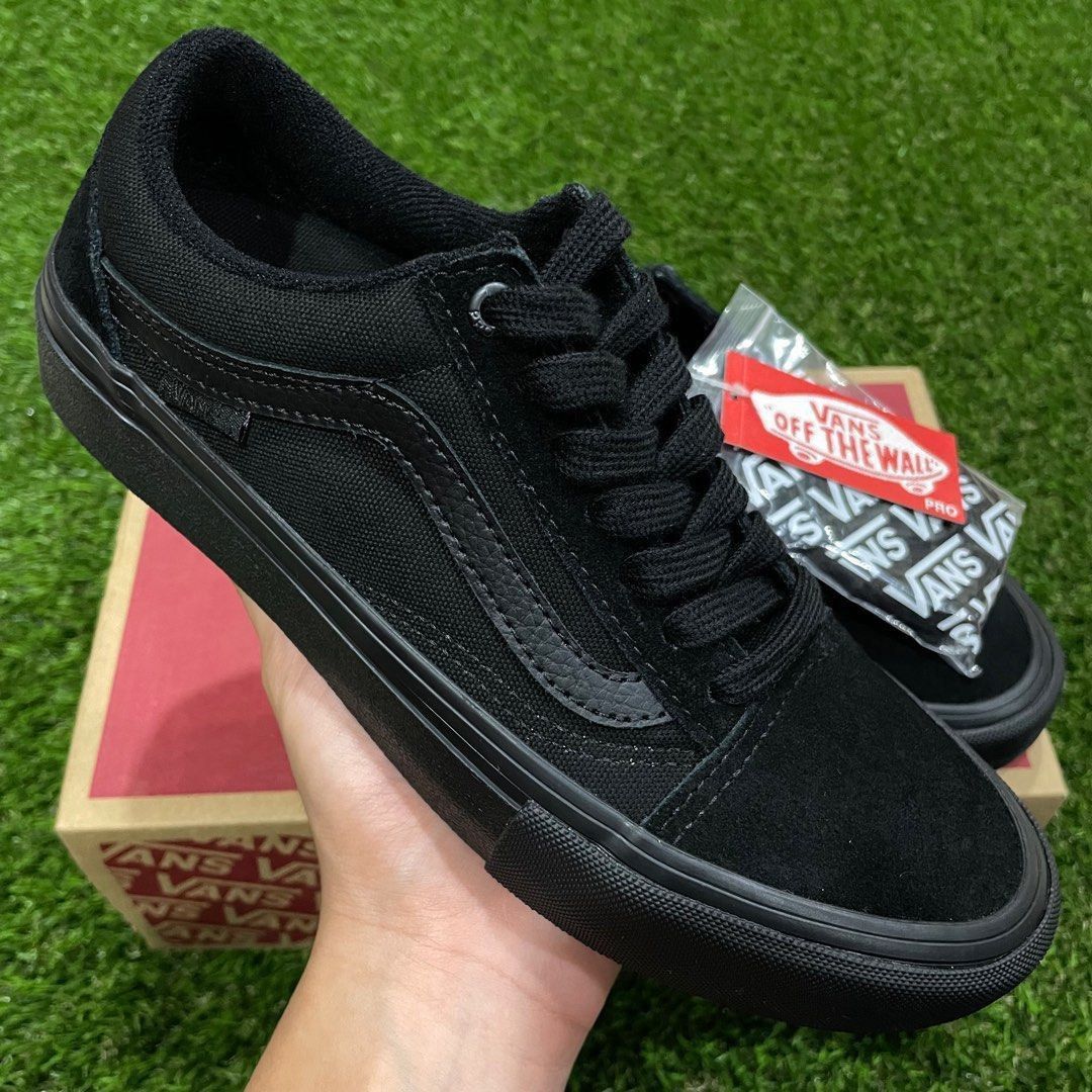 Blackout old skool vans top