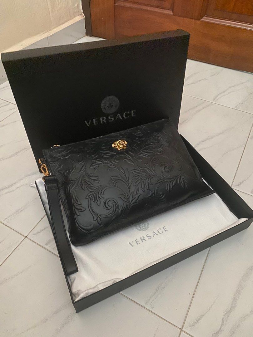 Versace mens clutch top