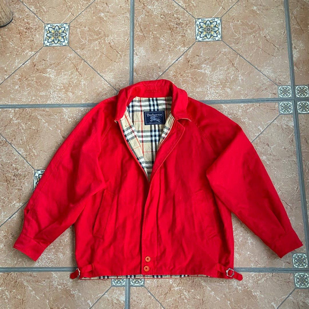 Vintage burberry jacket mens on sale