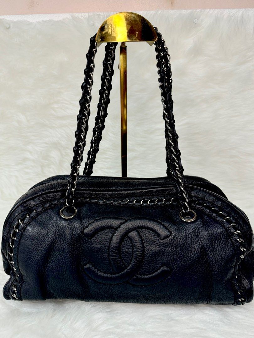 Vintage Chanel Bowler Bag (Category: Luxury Bags & Wallets) located in San Juan City. Submitted by seeclosetfinds (Listing ID 1310730502, Image 1). Description: Vintage Chanel bowler bag bought year 2008 Still very good condition .