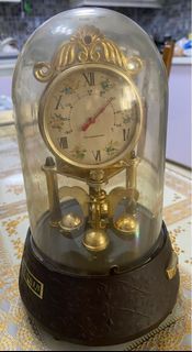 Vintage Swan Lake Gloria Music Box / Thermometer / Jewelry Box