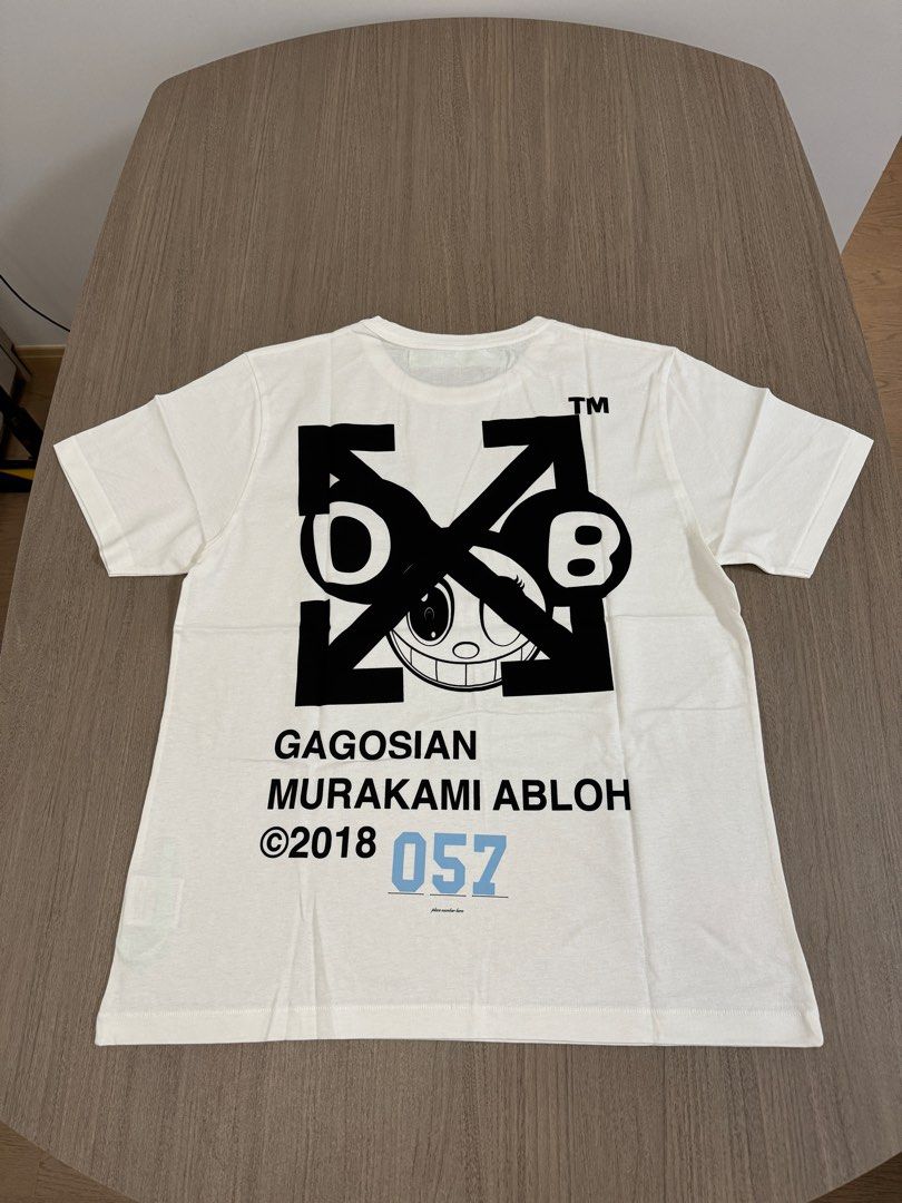 Virgil Abloh x Takashi Murakami London Gagosian Exhibition 2018 Tee Large Brand New T shirt Carousell