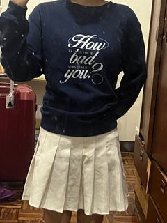 W2E Sweater, Tennis Skirt