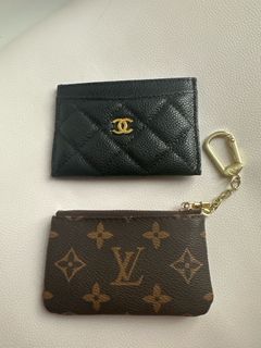 LV Louis Vuitton Chanel Wallet Set
