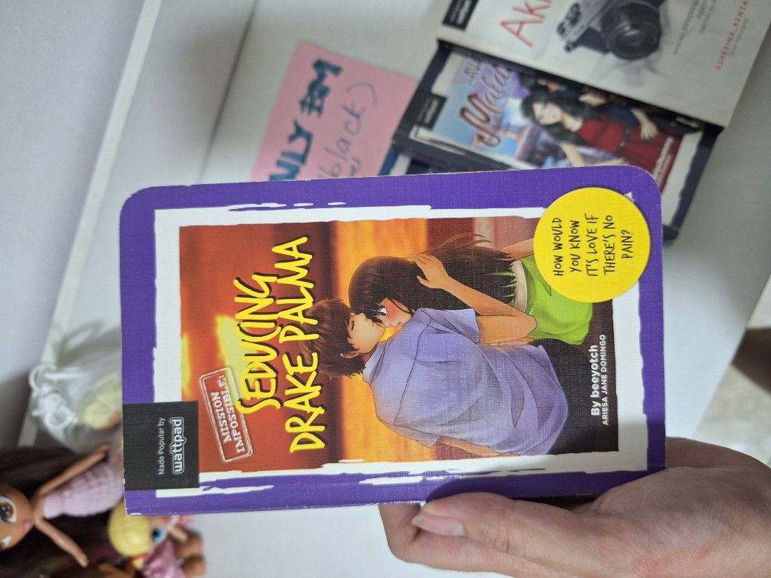 WATTPAD BOOKS BUNDLE LIKE NEW! (Category: Storybooks) located in Cabuyao City. Submitted by pastelblack88 (Listing ID 1310758636, Image 3). Description: In super good condition Avah Maldita Akin Ka AFGITMOLFM 1 and 2 My First Real Kiss Seducing Drake Palma.