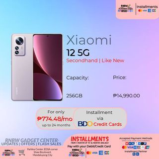 [NOT AVAILABLE] — Xiaomi 12 5G (256GB)