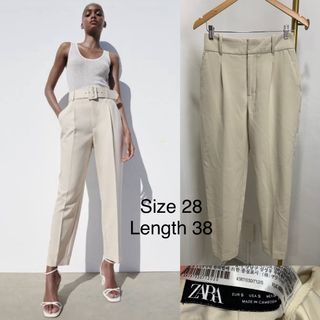 Zara High Wiasted trouser no Belt