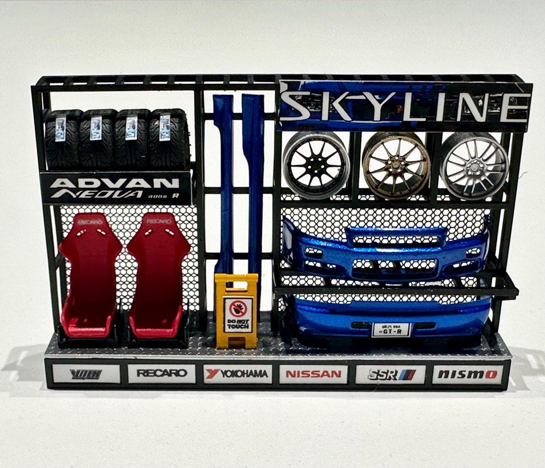 1/64 Nissan Skyline R34 GT-R Parts & Accessories, Hobbies & Toys, Toys ...