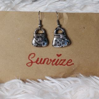 2000s archive fashion bag earrings (handmade)