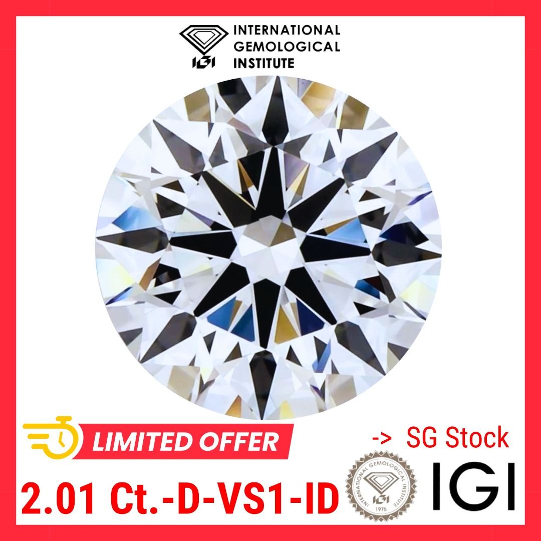 2 carat Lab grown diamond IGI certified Lab grown diamon for rings engineered diamonds cultured diamonds lab diamonds synthetic diamonds cvd