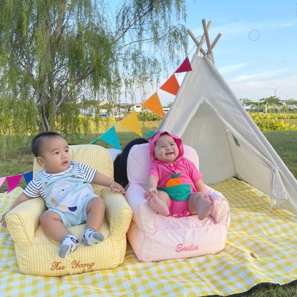 Genius Baby House Embroidery Add Name Baby Cushion Sofa Chair Hand Made T3993 Babies Kids Going Out Other Babies Going Out Needs on Carousell