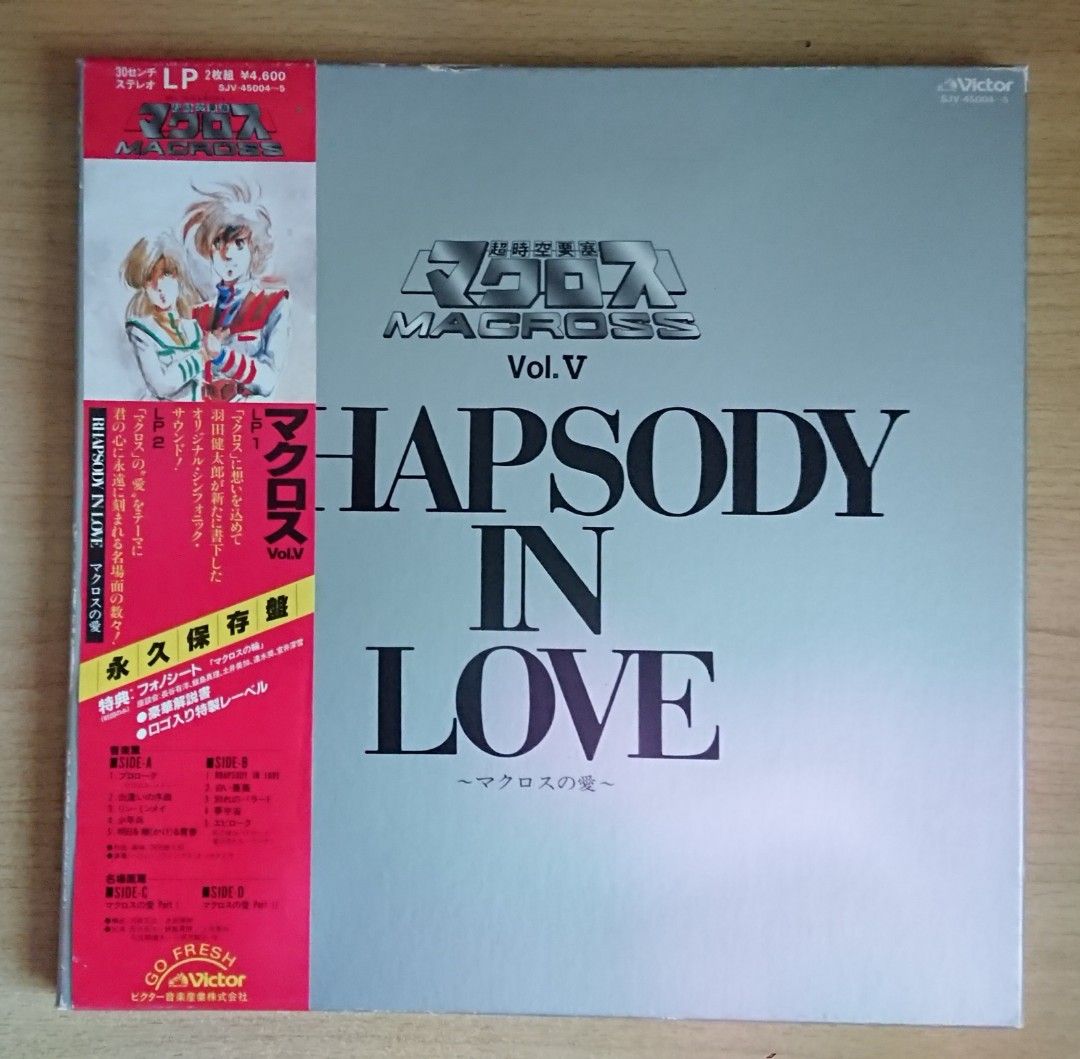 超時空要塞マクロス MACROSS VOL.Ⅴ RHAPSODY IN LOVE マクロスの愛