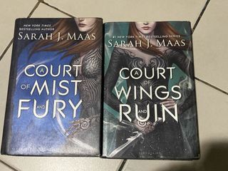 A Court of Mist and Fury and A Court of Wings and Ruin (First Edition) Hardbound