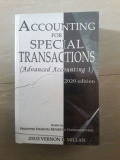 Accounting for Special Transactions by Millan