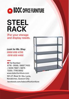 Adjustable Shelves Steel Rack / Vertical Drawer / Office Partition / Office Furniture
