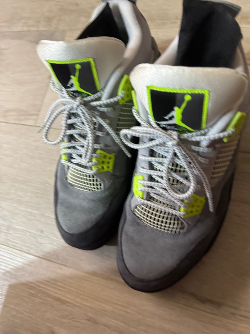 air jordan 4 neon