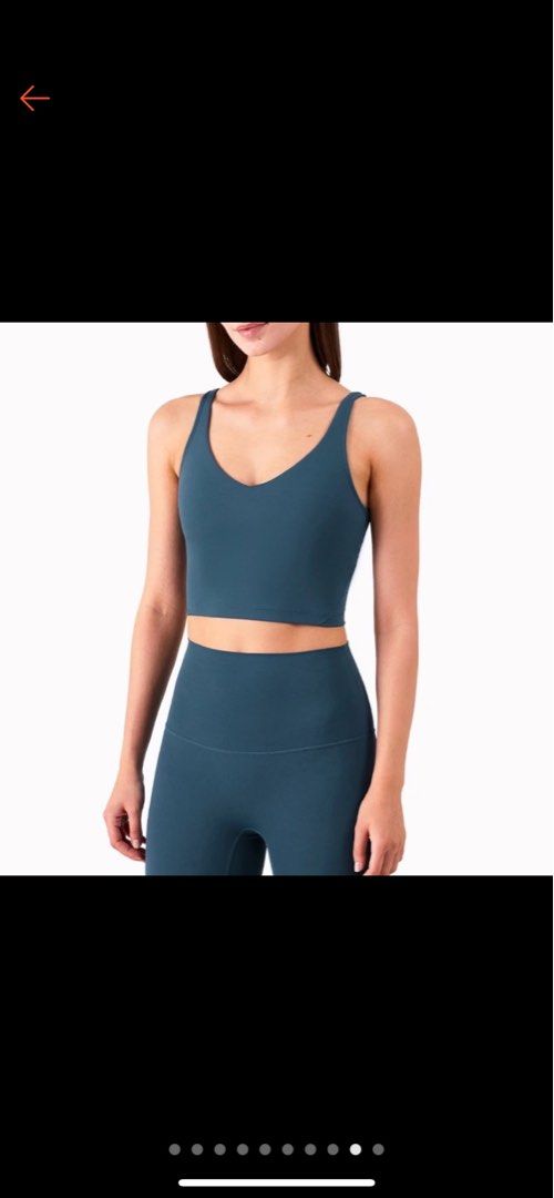 Airactive padded sports bra top Lululemon Align dupe Women s Fashion Activewear on Carousell
