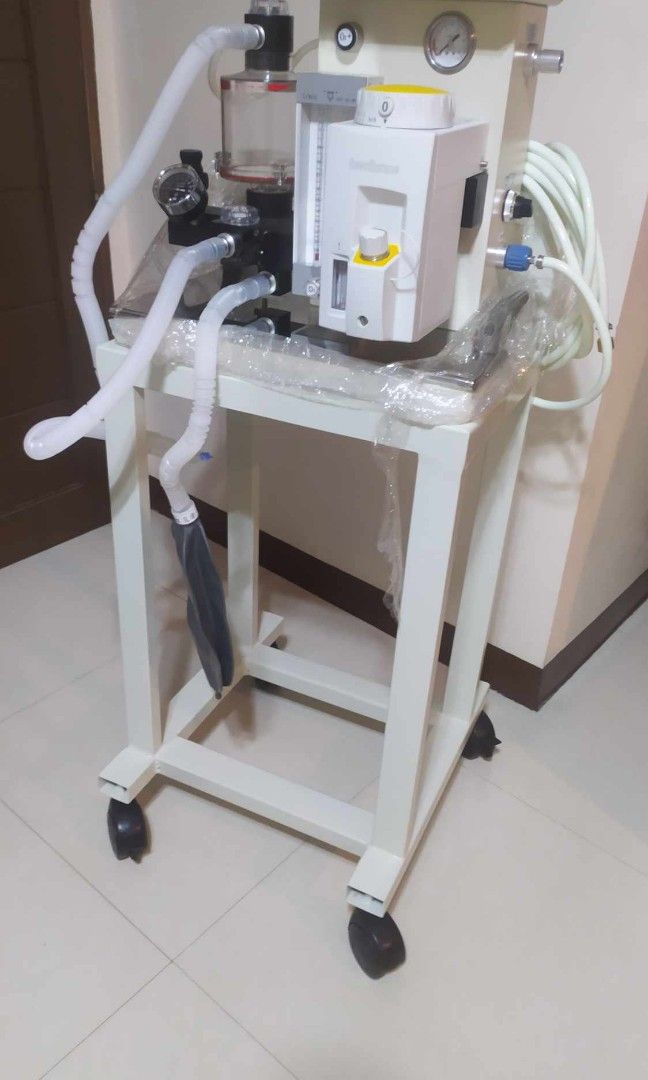 Anesthesia machine (Category: Medical Supplies & Tools) located in Quezon City. Submitted by mcimedical (Listing ID 1310821909, Image 2). Description: For sale brand new anesthesia machibe with sevofluorane vaporizer. Complete accessories. Installation and demonstration included. 09236719376.