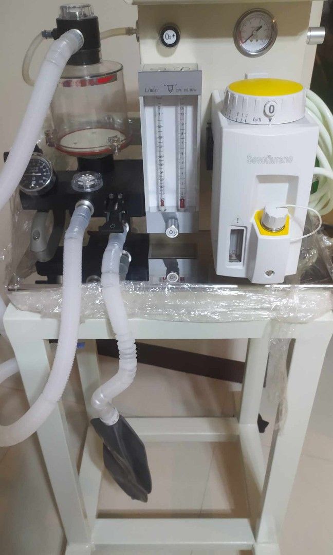 Anesthesia machine (Category: Medical Supplies & Tools) located in Quezon City. Submitted by mcimedical (Listing ID 1310821909, Image 1). Description: For sale brand new anesthesia machibe with sevofluorane vaporizer. Complete accessories. Installation and demonstration included. 09236719376.