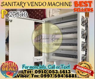 Available Today Sanitary Pads Vendo Machine