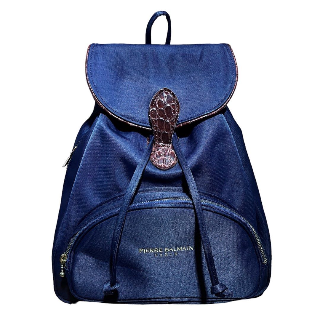BEST BUY AUTHENTIC PIERRE BALMAIN NYLON BACKPACK MADE IN JAPAN
