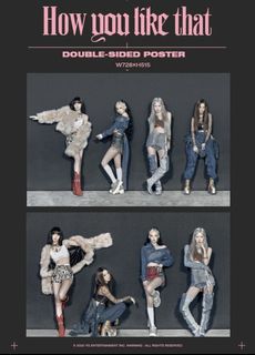 BLACKPINK How You Like That Double-Sided Poster
