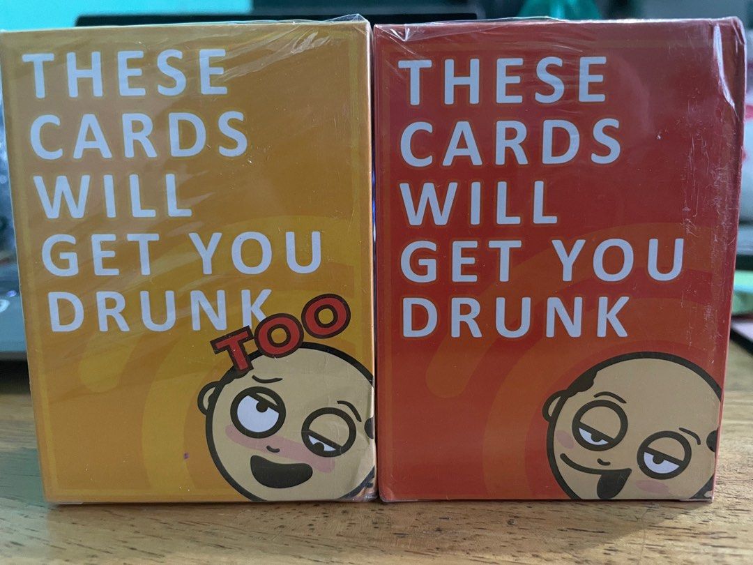 Card Games (Category: Board Games & Puzzles) located in Pasig City. Submitted by shinzoned (Listing ID 1310914066, Image 1). Description: Brand New Card Games Playing Cards Regular - P100 each Playing Cards Jumbo - P150 each These Cards will get you Drunk - P160 each .