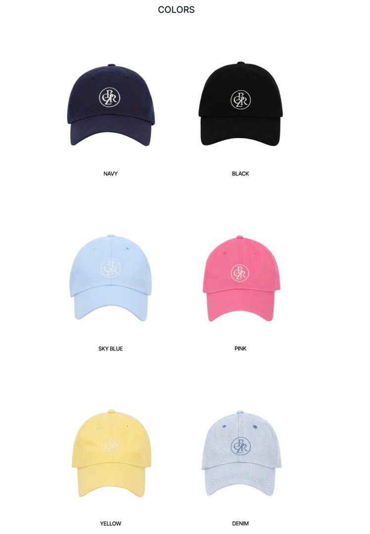 🇰🇷CITYBREEZE CIRCLE LOGO EMBROIDERY BALL CAP (6colors), 女