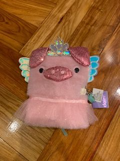 Claires Princess Pig with Wings - Diary Journal Notebook with Lock