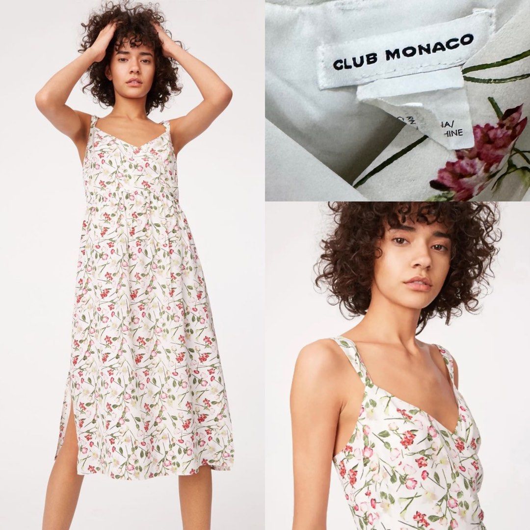 Club monaco floral dress cheap