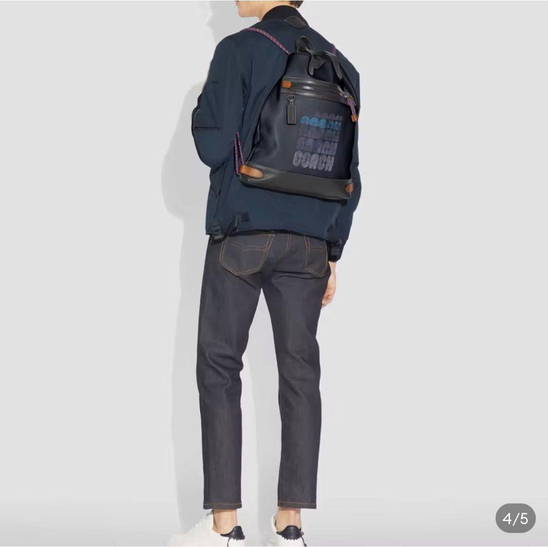 Coach academy drawstring backpack top