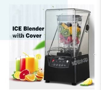 Commercial Blender with Cover for Smoothie Shake Juice