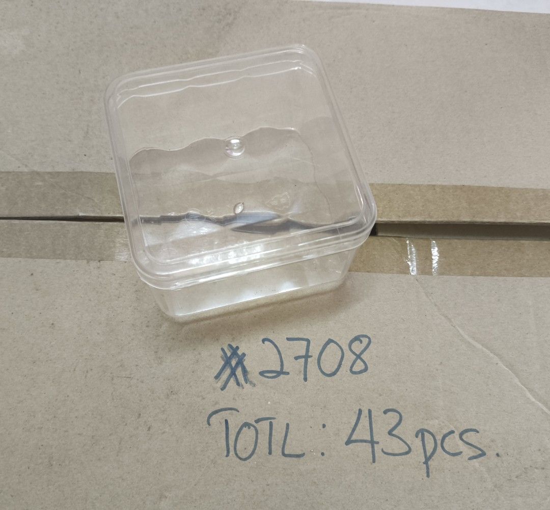 Container square (Category: Others) located in Puchong. Submitted by dmass2020 (Listing ID 1310830127, Image 2). Description: Square container Model: 2708 Condition :New Quantity : 43pcs Buying wrong size... just want to letgo Buying price Rm 2.30/pcs Now selling at Rm2.00 /pcs or take all 43pcs for Rm80 to clear stock..👍🏼.