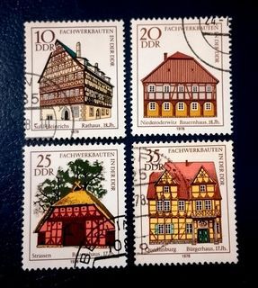 DDR Germany 1978 - Architecture 4v. (used)