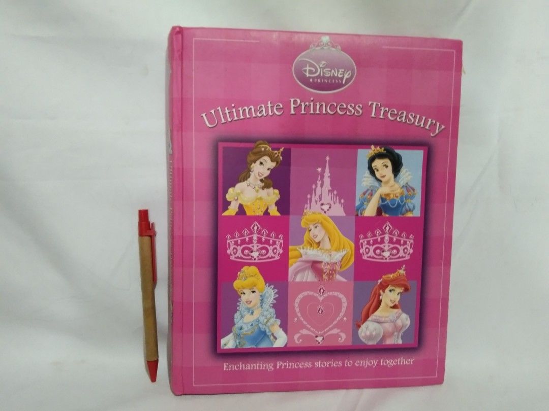 Disney Ultimate Princess Treasury (Category: Storybooks) located in Quezon City. Submitted by sky_bookstore (Listing ID 1310875933, Image 1). Description: Hardcover Book Note: We sell pre-loved books. Some books may have minor flaws, such as shelf wear, creases and other common signs of usage. Location: Sauyo, QC.