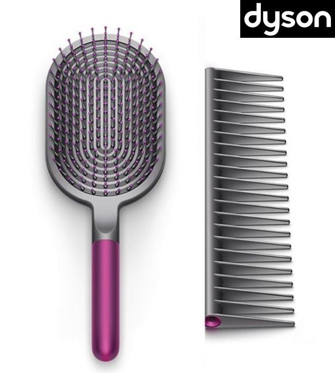 Rose Gold Dyson Detangling Comb And Paddle Brush Dyson Supersonic