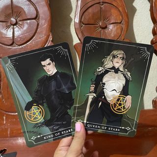 Fairyloot King & Queen of Stars Tarot Card