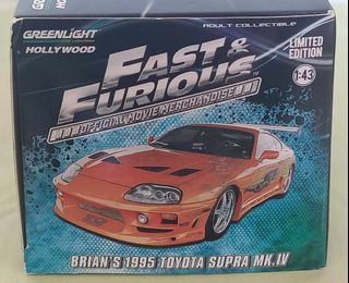 Fast an Furious -  Brian's 1995 Toyota Supra MK.IV (Greenlight Collectibles)
