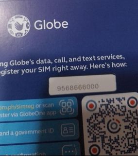 Globe special SIM numbers