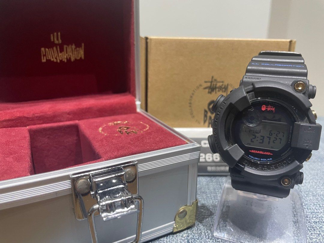G Shock Frogman x A Bathing Ape Bape x STUSSY Frogman GF 8250BS