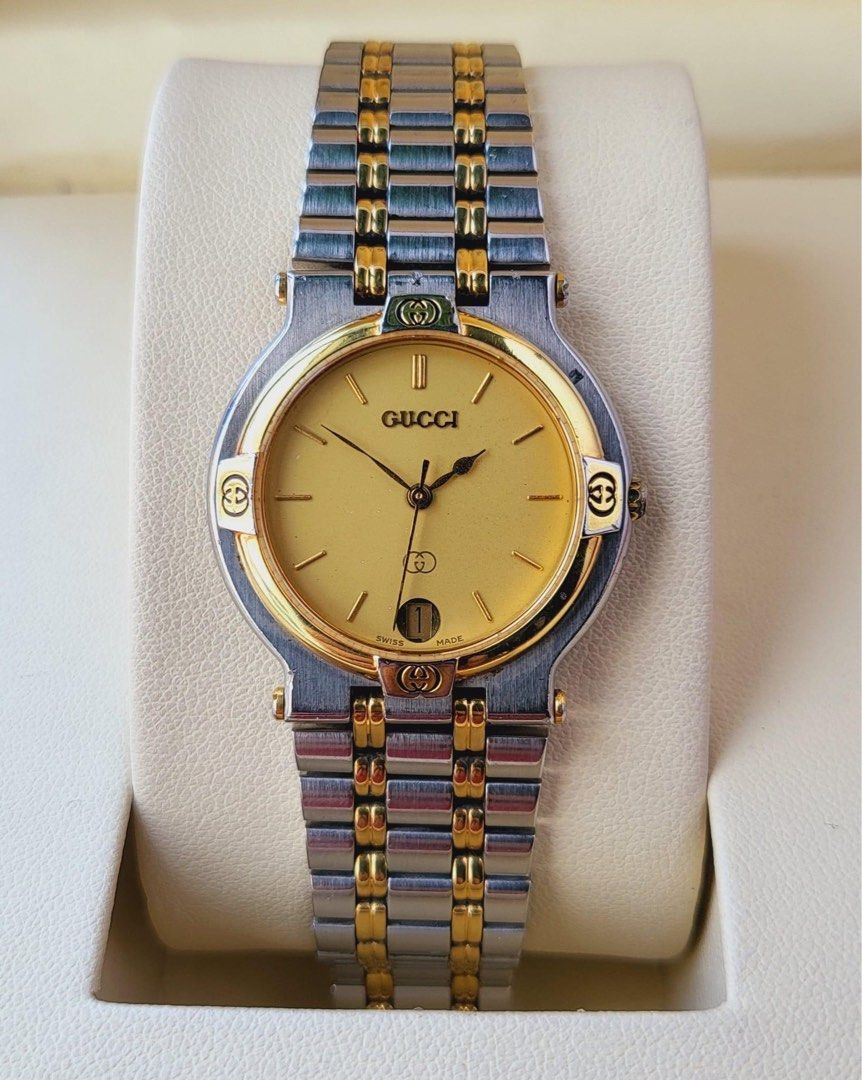 Gucci 2 tone watch shop