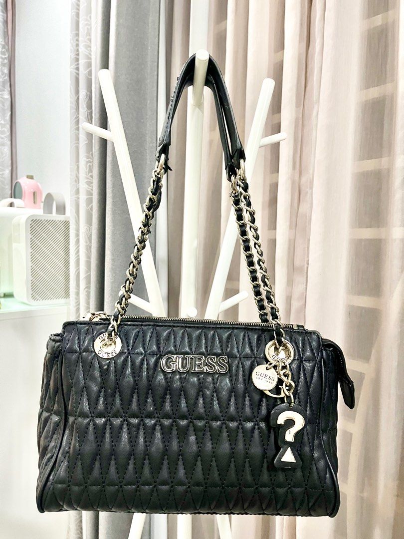 GUESS Brinkley Society Satchel Bag Women s Fashion Bags Wallets Shoulder Bags on Carousell