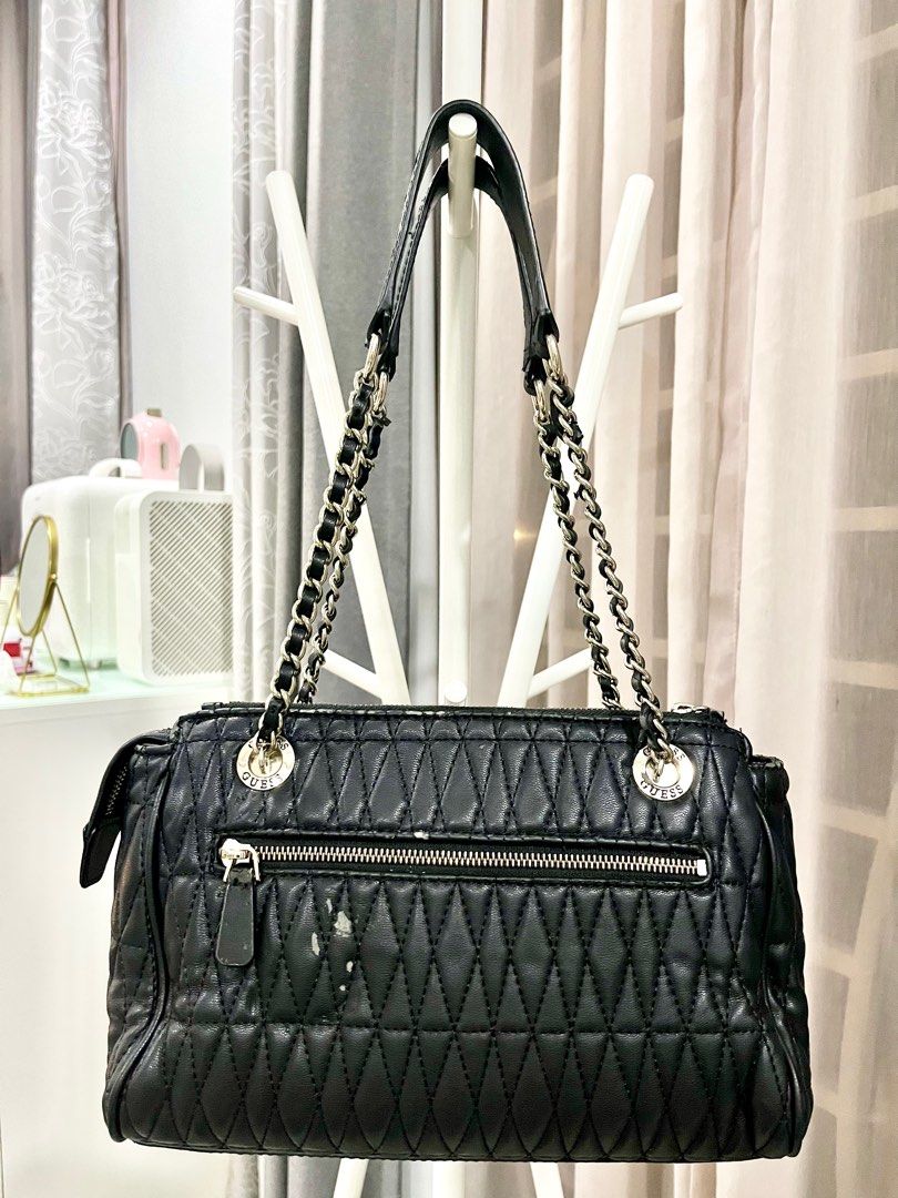 GUESS Brinkley Society Satchel Bag