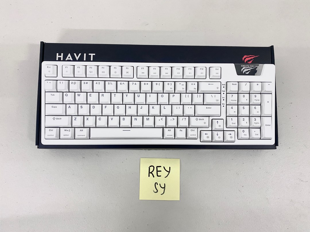 Havit Mira KB885L: 95 Keys RGB Backlit Mechanical Keyboard, Computers ...